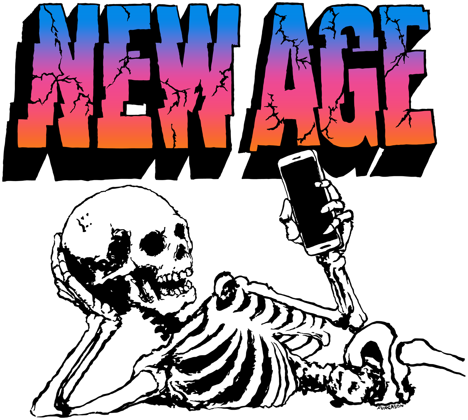 NEW AGE signed artwork, color